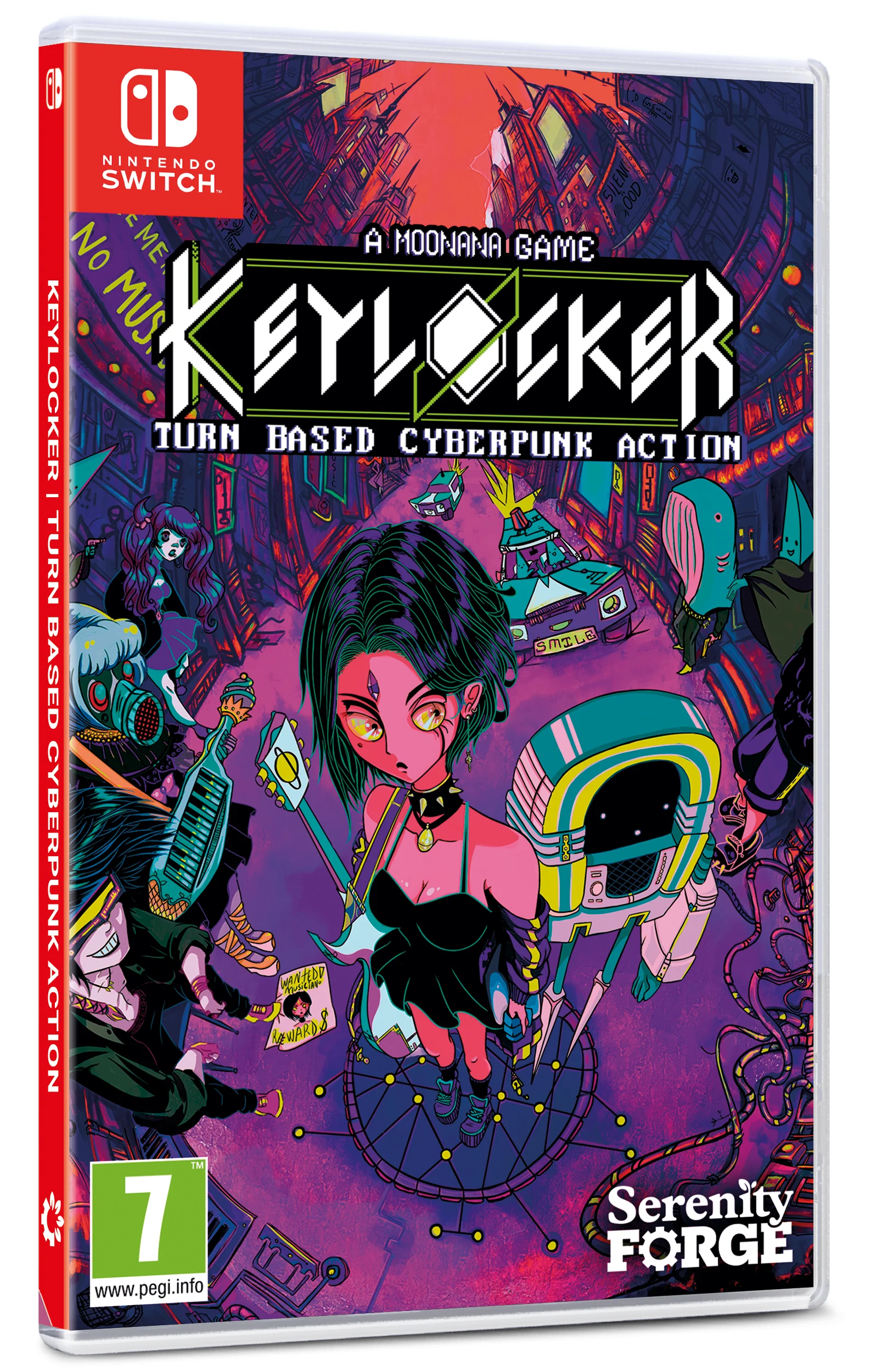 Keylocker - Turn Based Cyberpunk Action - Nintendo Switch - Engelsk - Standard v:2344773