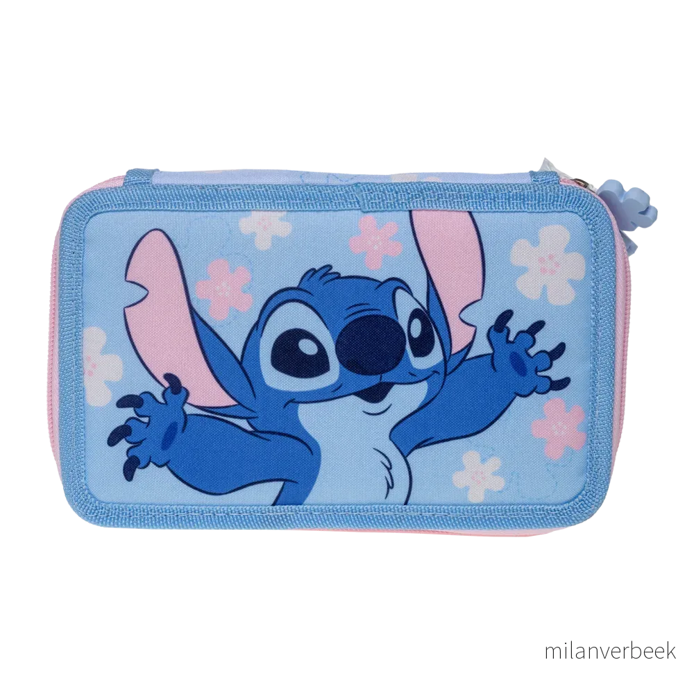Stor – Stitch Filled Double Pencil Case – 19.5 x 12.5 x 5 cm v:1057637 Stor – Stitch Filled Double Pencil Case – 19.5 x 12.5 x 5 cm v:1057637
