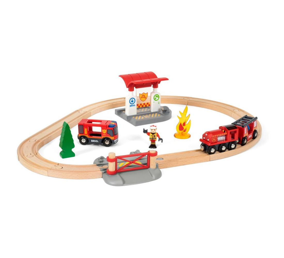 BRIO - Fire Fighter Set (33815) - Gratis frakt v:7018473