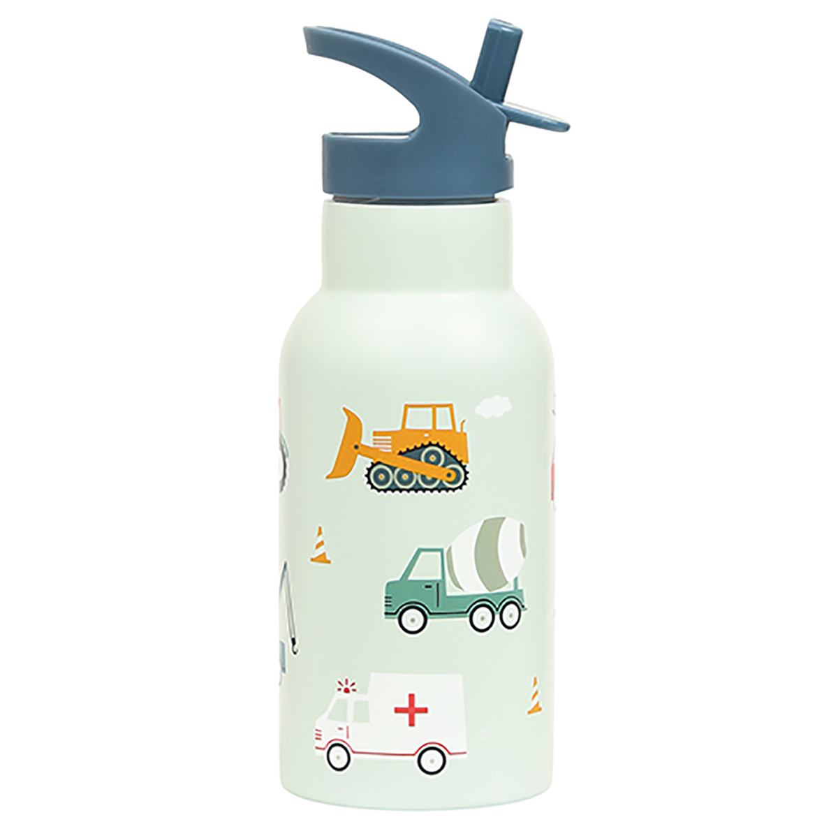 A little lovely company – Stainless steel drinking bottle – Vehicles – 7.3 x 20 x 7.3 cm v:8849881