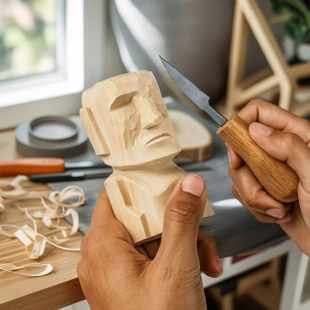 Mikamax - Moai Wood Carving Kit v:8231567