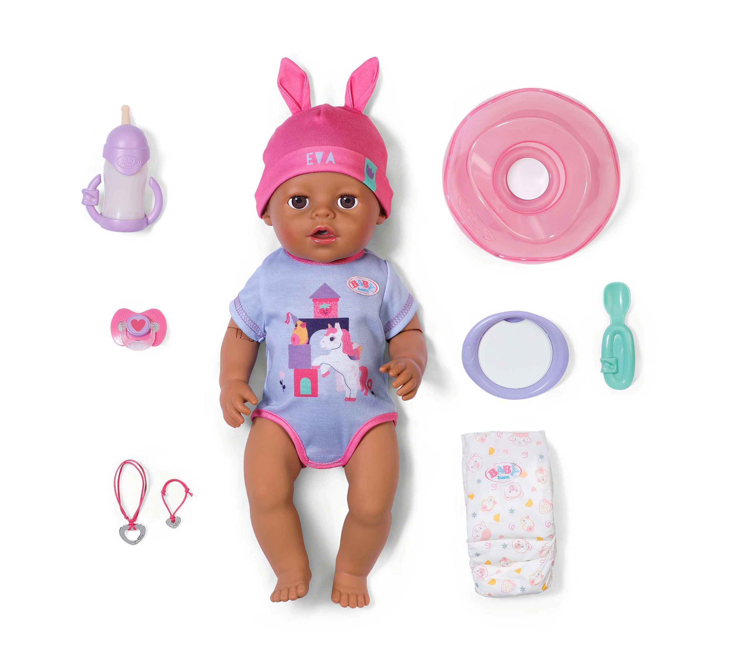 BABY born – Eva Click and Play 43cm (840641) – Gratis frakt v:6244289