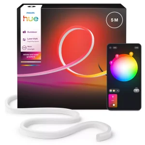 Philips Hue Neon Outdoor LED Strip 5m – 10 meter fleksibelt gradientlys til hagen – Gratis frakt v:5049858