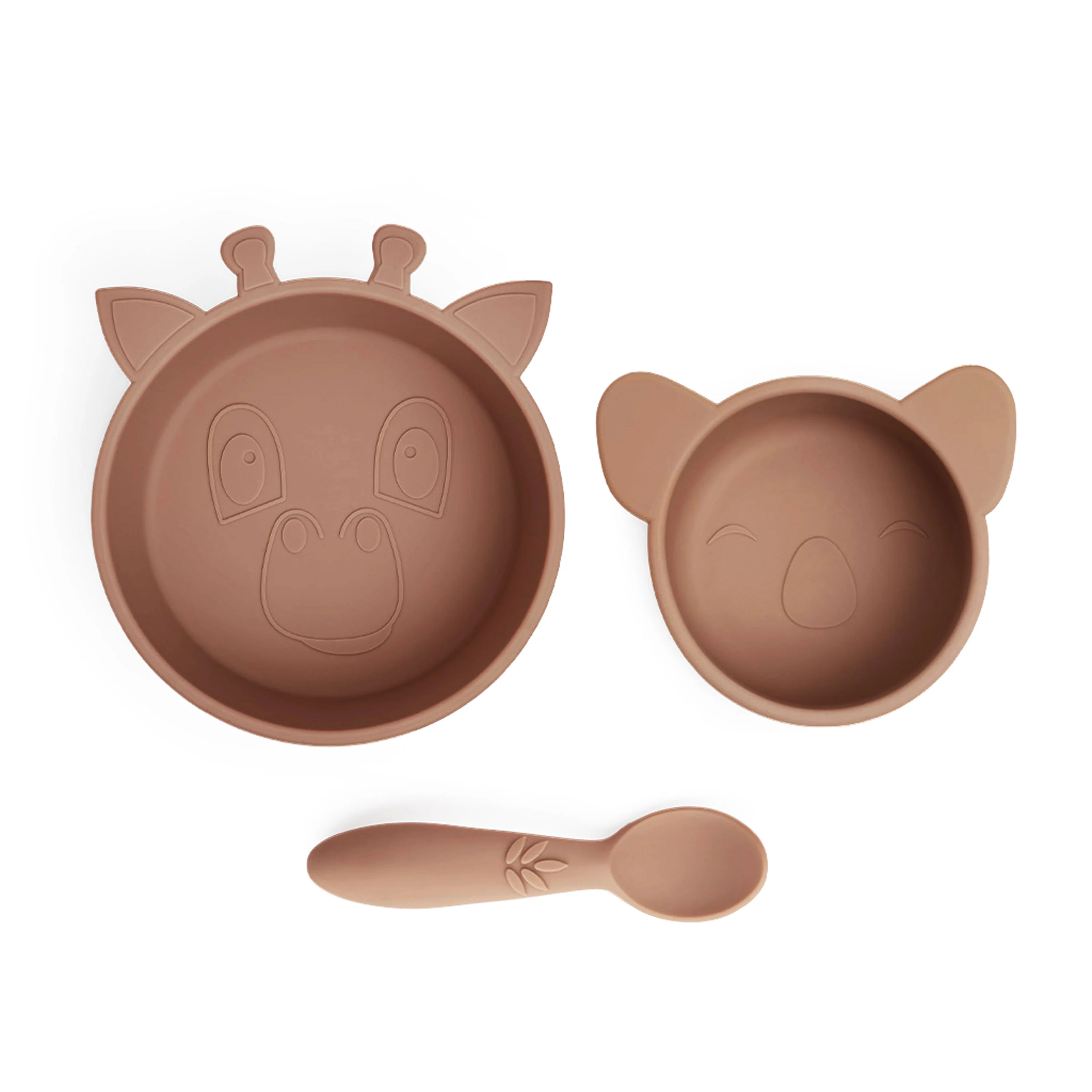 Nuuroo – Eddy silicone dinner set 3-pack – Chocolate malt v:7390767 Nuuroo – Eddy silicone dinner set 3-pack – Chocolate malt v:7390767