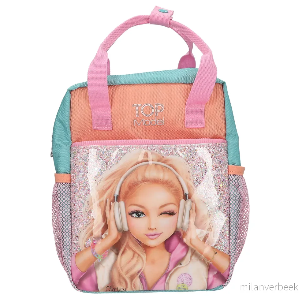 Topmodel - TOPModel Ryggsekk MUSIC - Pink, Apricot, Turquoise - Small v:5632481