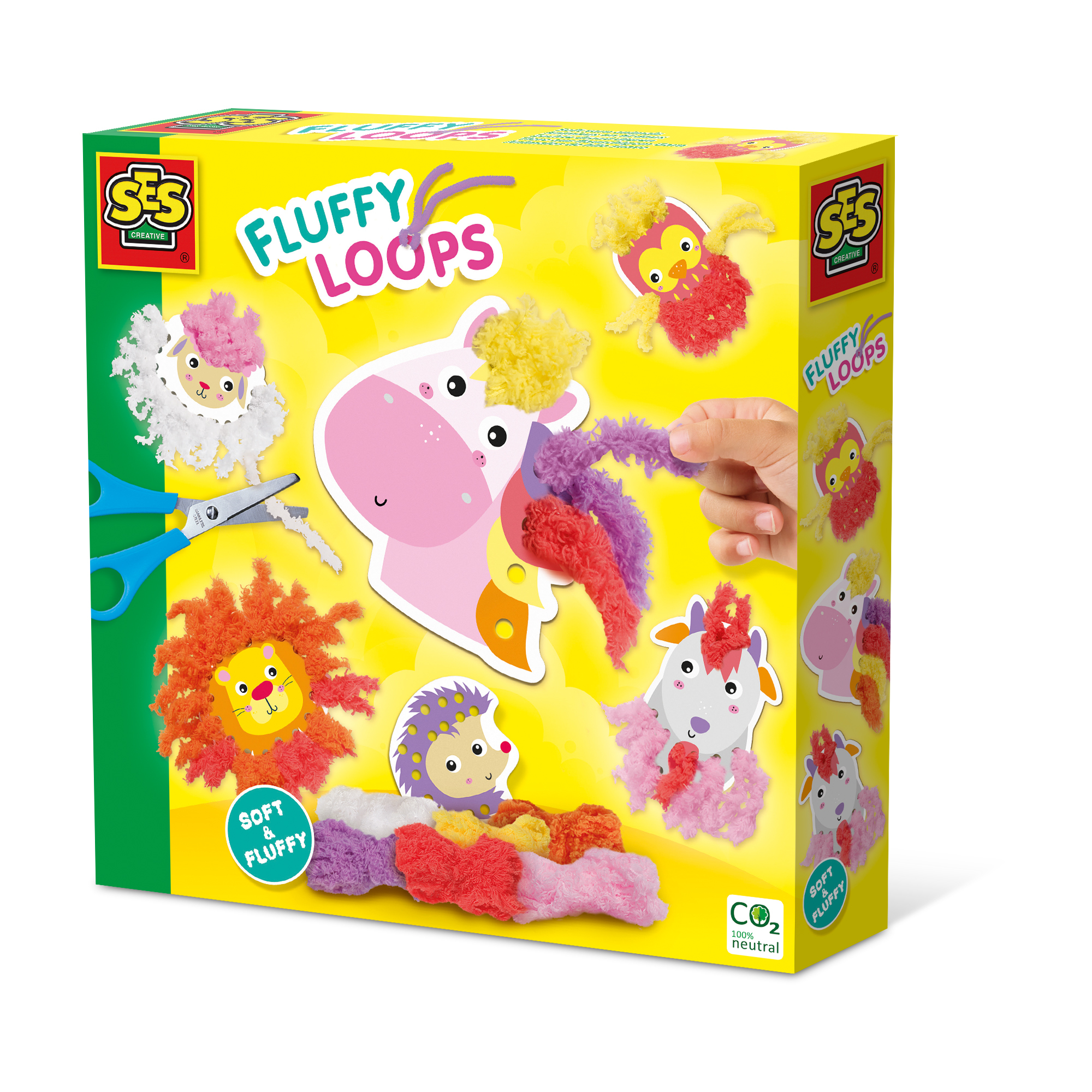 SES Creative - Fluffy Loops - Soft Yarn Animals - (S14010) v:5475205