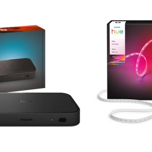 Philips Hue Sync Box Gen 2 + Flux Gradient Lightstrip 10 m – Pakke for Store TV og Stuer – Gratis frakt v:4292210 Philips Hue Sync Box Gen 2 + Flux Gradient Lightstrip 10 m – Pakke for Store TV og Stuer – Gratis frakt v:4292210