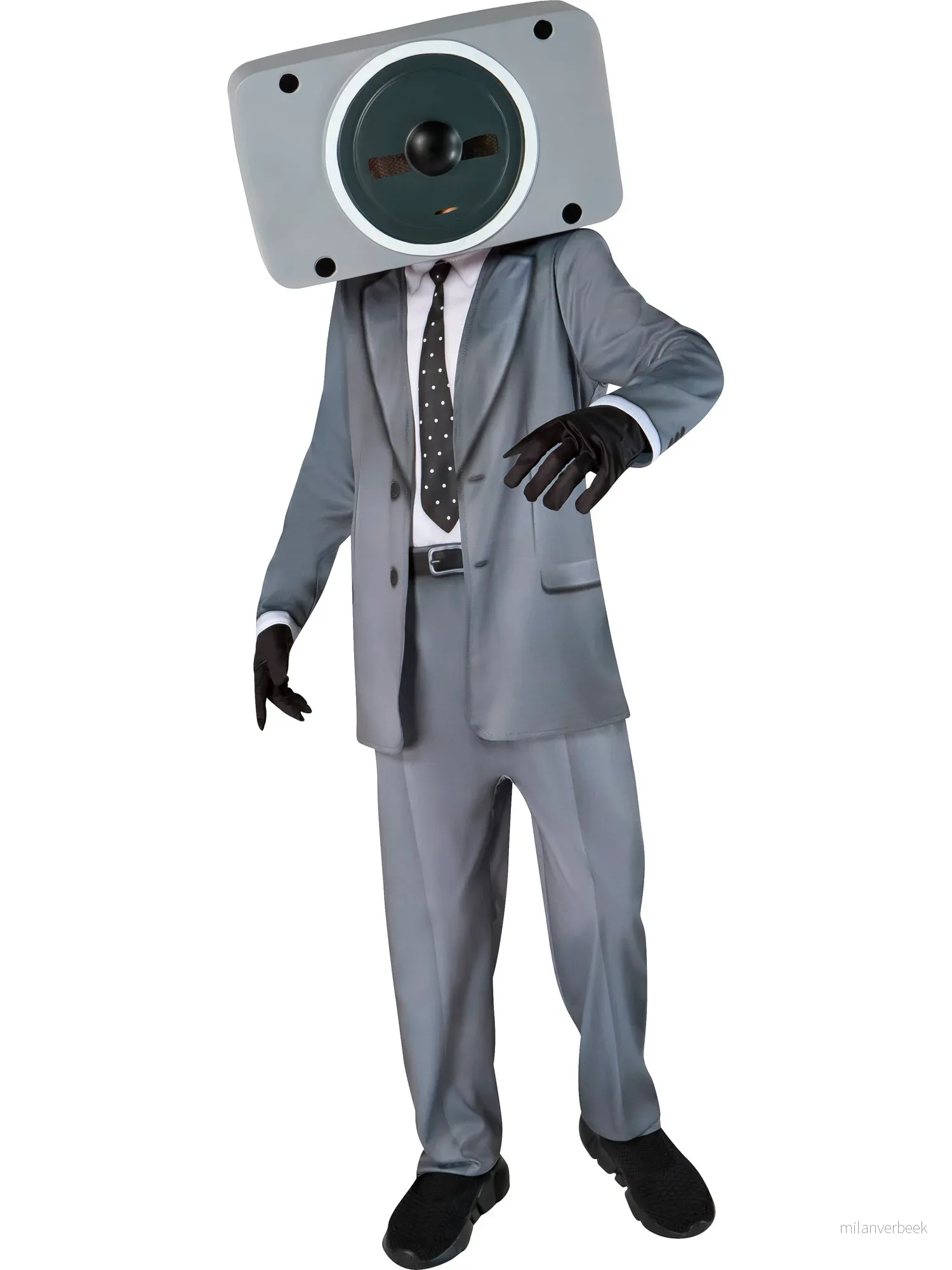 Rubies – Skibidi Toilet Child Costume – Speakerman – Grey – 122 v:8323260
