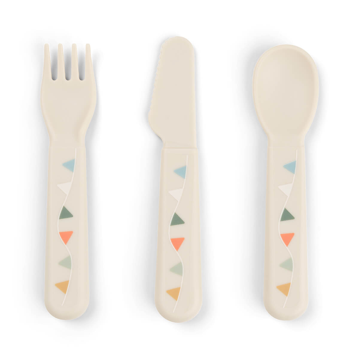 Done by Deer – Foodie Cutlery Set – Celebration Sand – 12 x 2 x 1 cm v:4351145