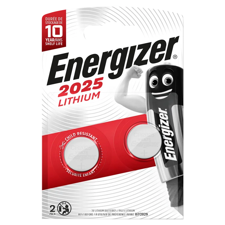 Energizer – Battery Lithium Miniature CR2025 (2-pack) v:4714140