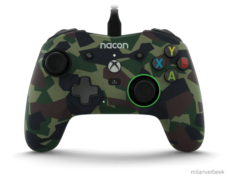 Nacon Pro Compact Wired Controller Camo Green /Xbox Series X v:1356132