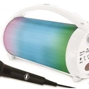 Lexibook – iParty Bluetooth Speaker with lights and mic (BTP585Z) v:6115890