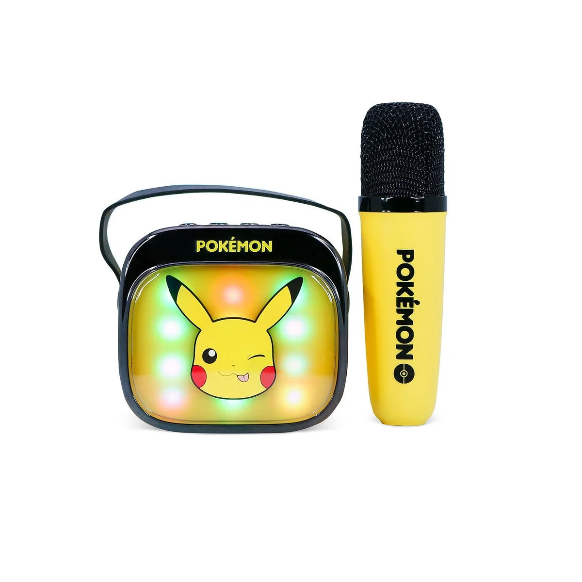OTL - Light Up Wireless Karaoke Speaker W/ Microphone - Pikachu - Pikachu v:1461768