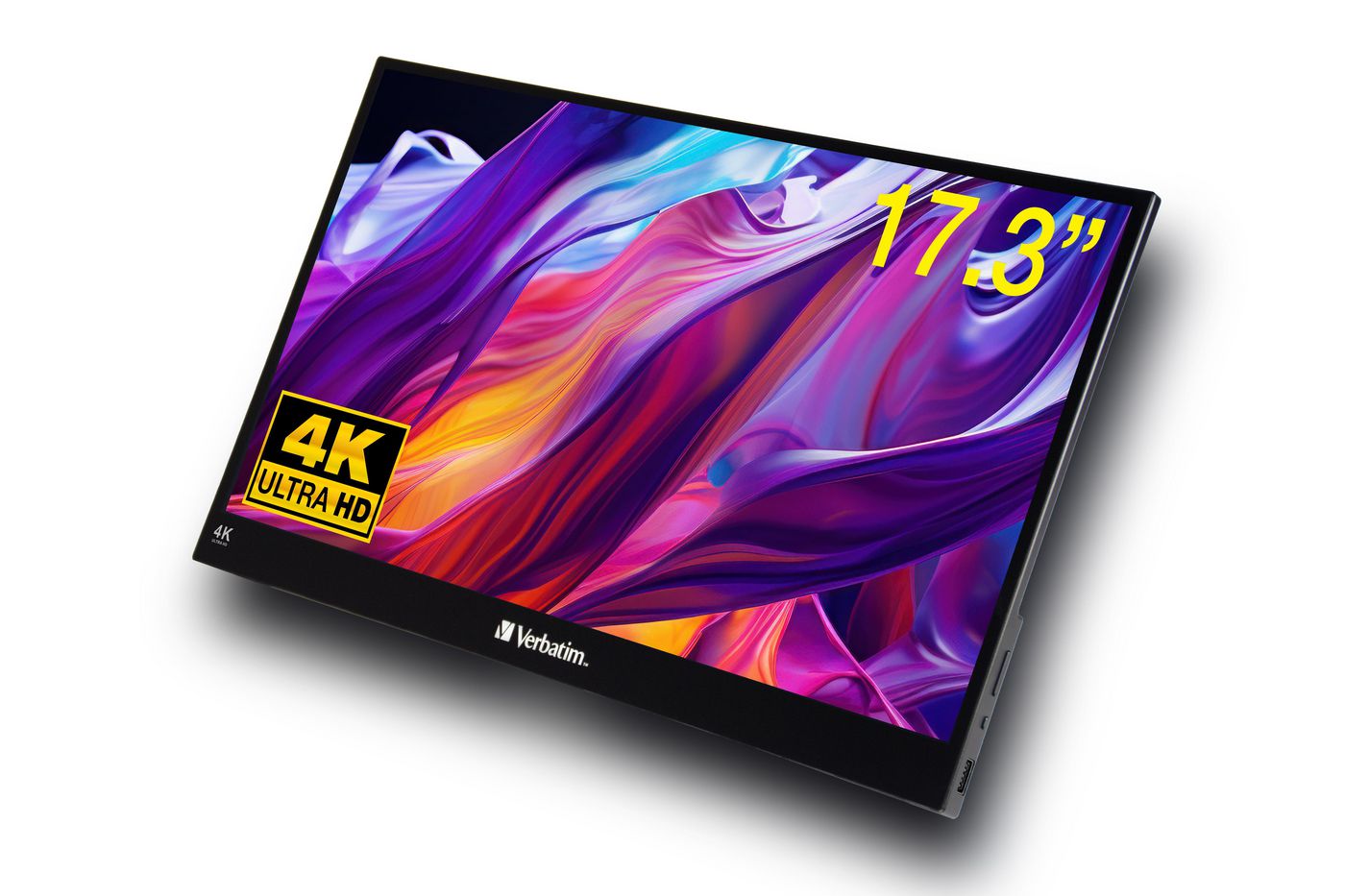 Verbatim - PMT-17-4K Portable Touchscreen Monitor 17.3" 4K Ultra HD Metal Housing - Gratis frakt v:7083139