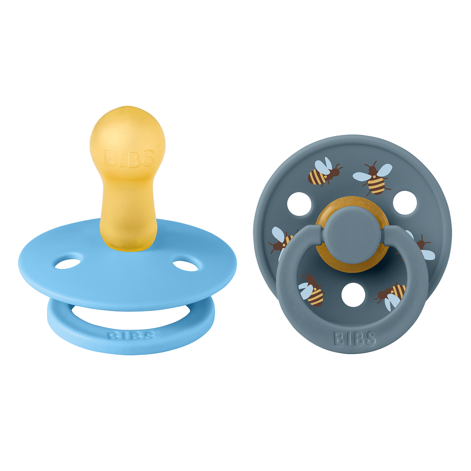 BIBS – Pacifier Studio Colour 2 PACK – Bumblebee Latex – Size 2 Breeze Mix v:6336363