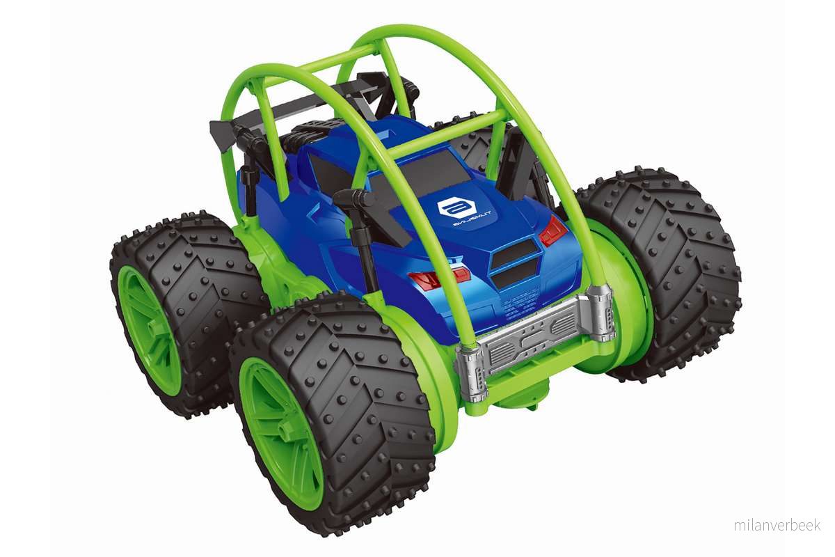 TOYMAX - Rolling tumbler car R/C 2,4GHz, blue (534644) v:7627082