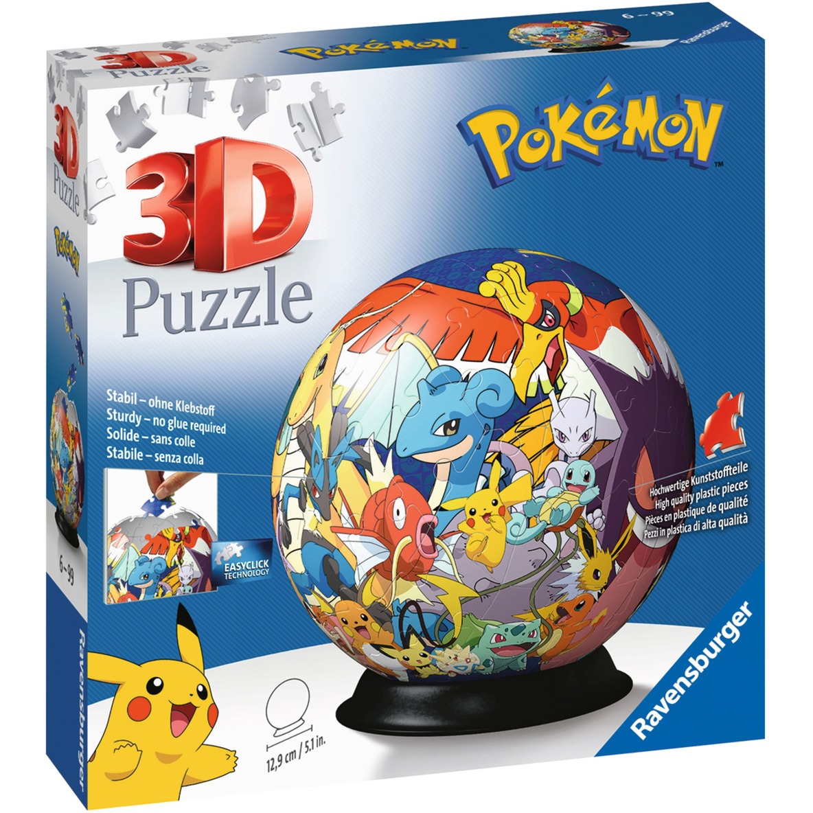 Ravensburger – Pokémon 3D Puzzle-Ball 72p – (10311785) v:2221769 Ravensburger – Pokémon 3D Puzzle-Ball 72p – (10311785) v:2221769