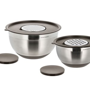 Blomsterbergs – bakebollesett – 8 deler – 3 + 5 liter – Latte – Gratis frakt v:8955804