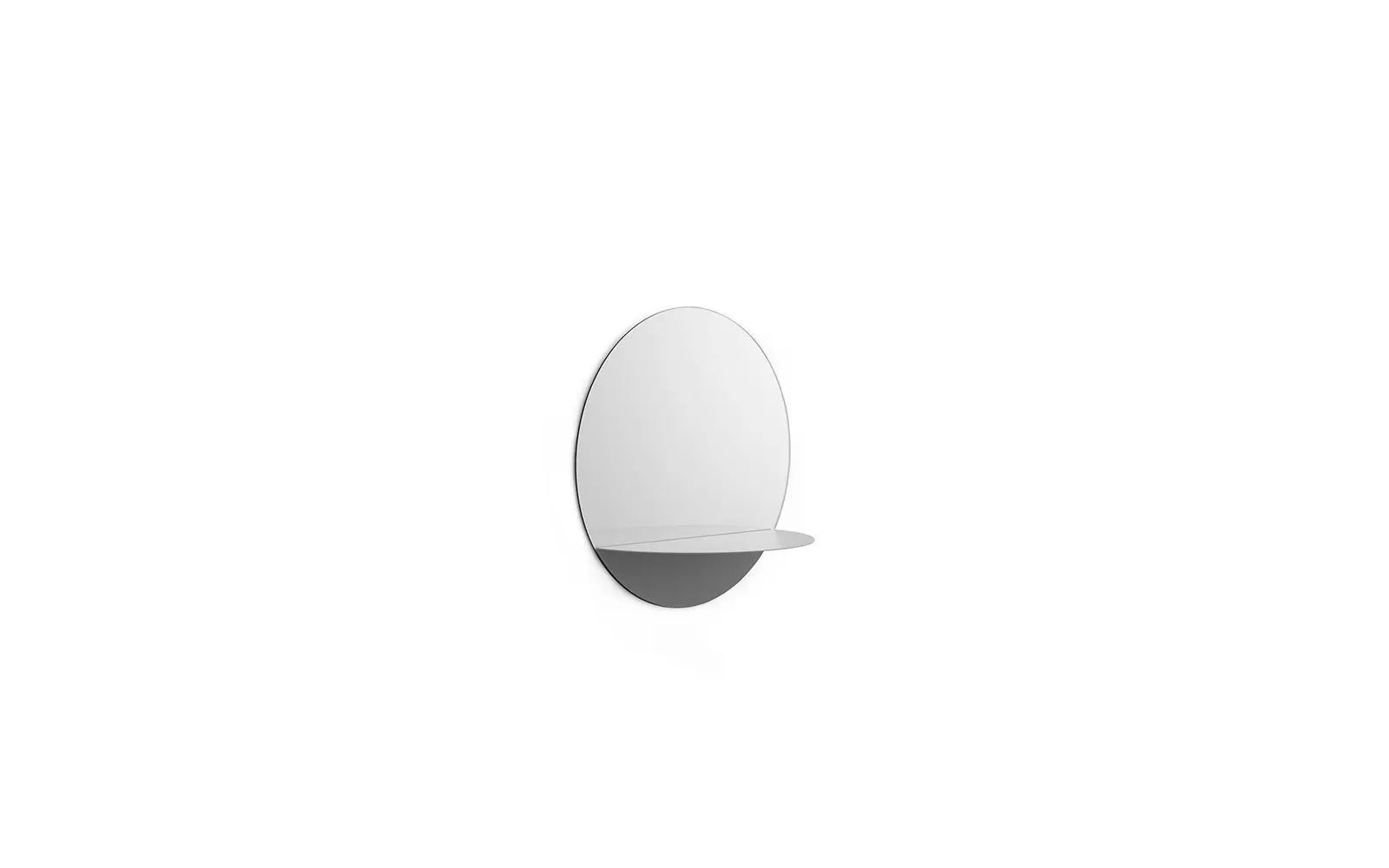 Normann Copenhagen - Horizon Rundt Speil - Ø34 cm - Grå - Grey - One Size - Gratis frakt v:5374368