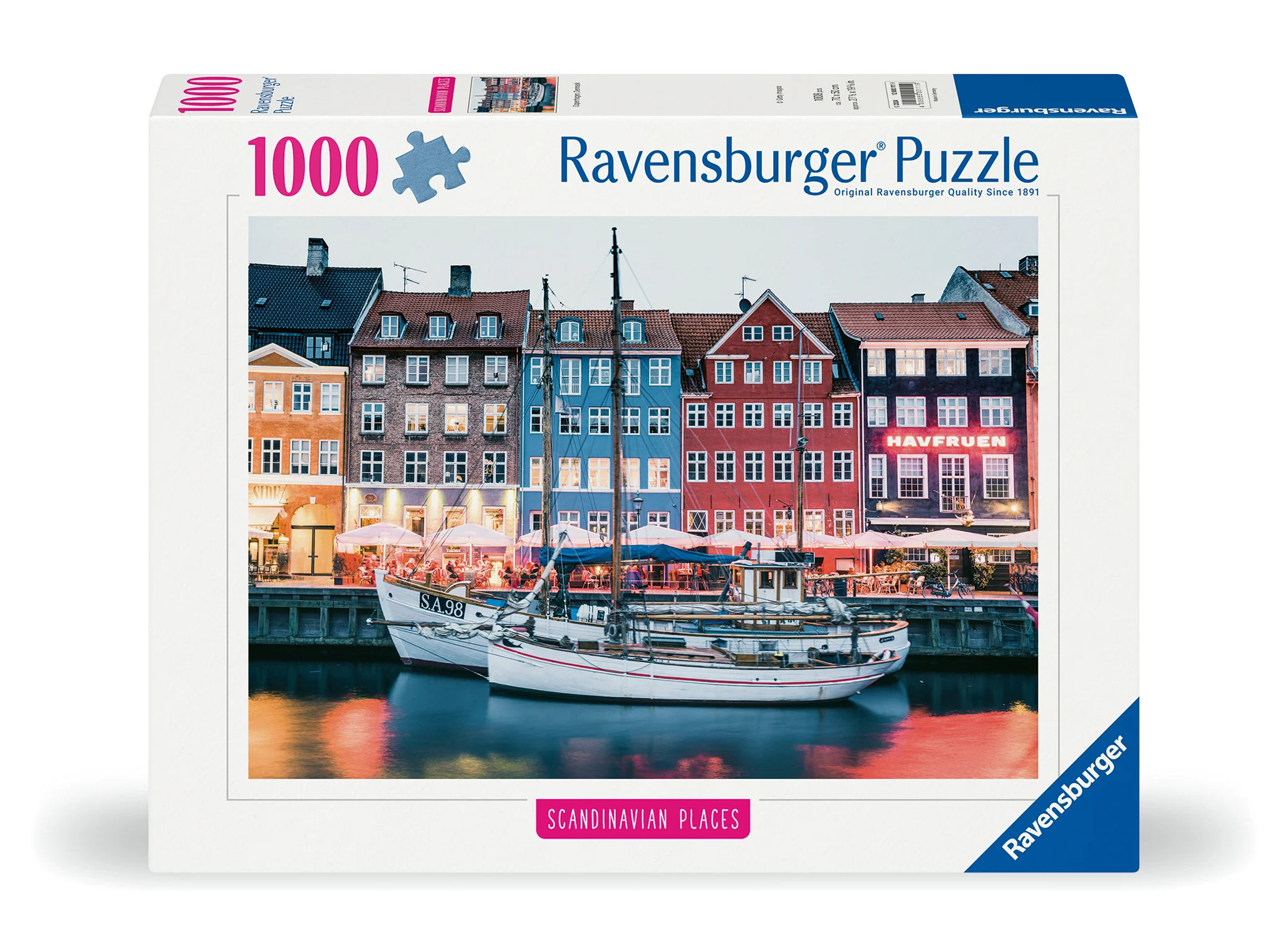 Ravensburger - Puzzle Scandinavian Copenhagen Denmark 1000p (12000111) v:7664852