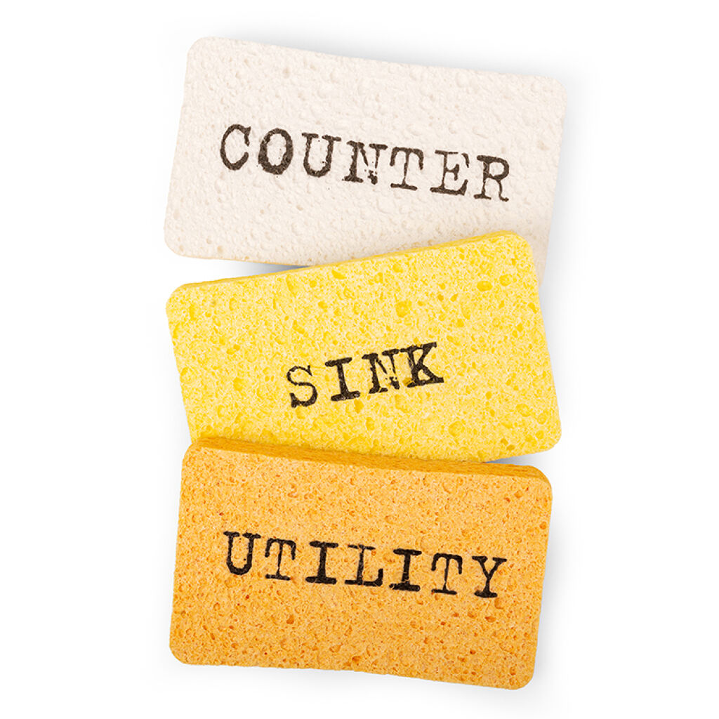 Kikkerland - Counter Intelligence Pop-Up Sponges - (wet) v:2528499