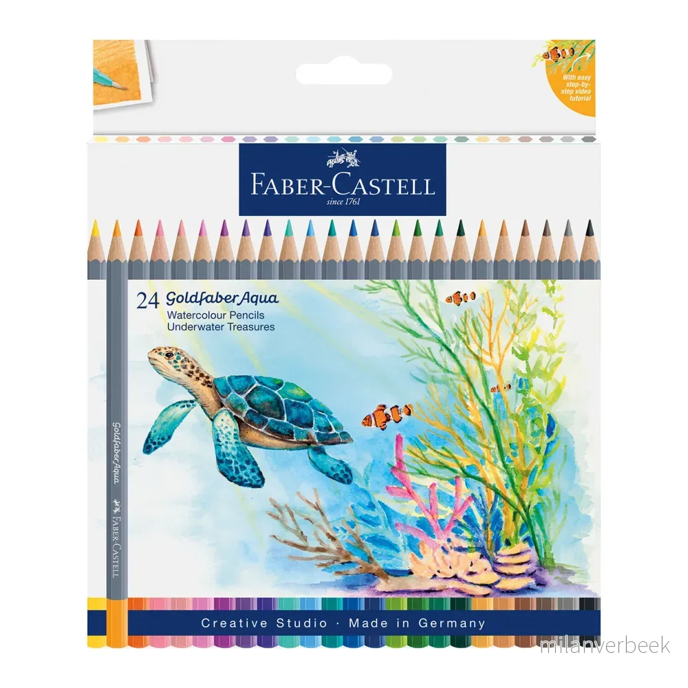 Faber-Castell – WC Pencils GoFa Aqua – 24 pcs. in Box (114617) v:2361707