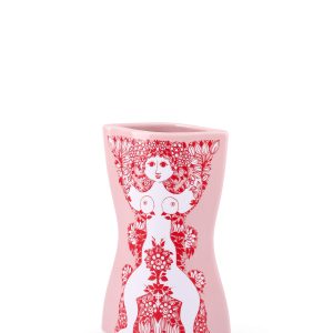 Bjørn Wiinblad – Nina Vase – Pink/Rød – 16.5 cm v:6877130 Bjørn Wiinblad – Nina Vase – Pink/Rød – 16.5 cm v:6877130