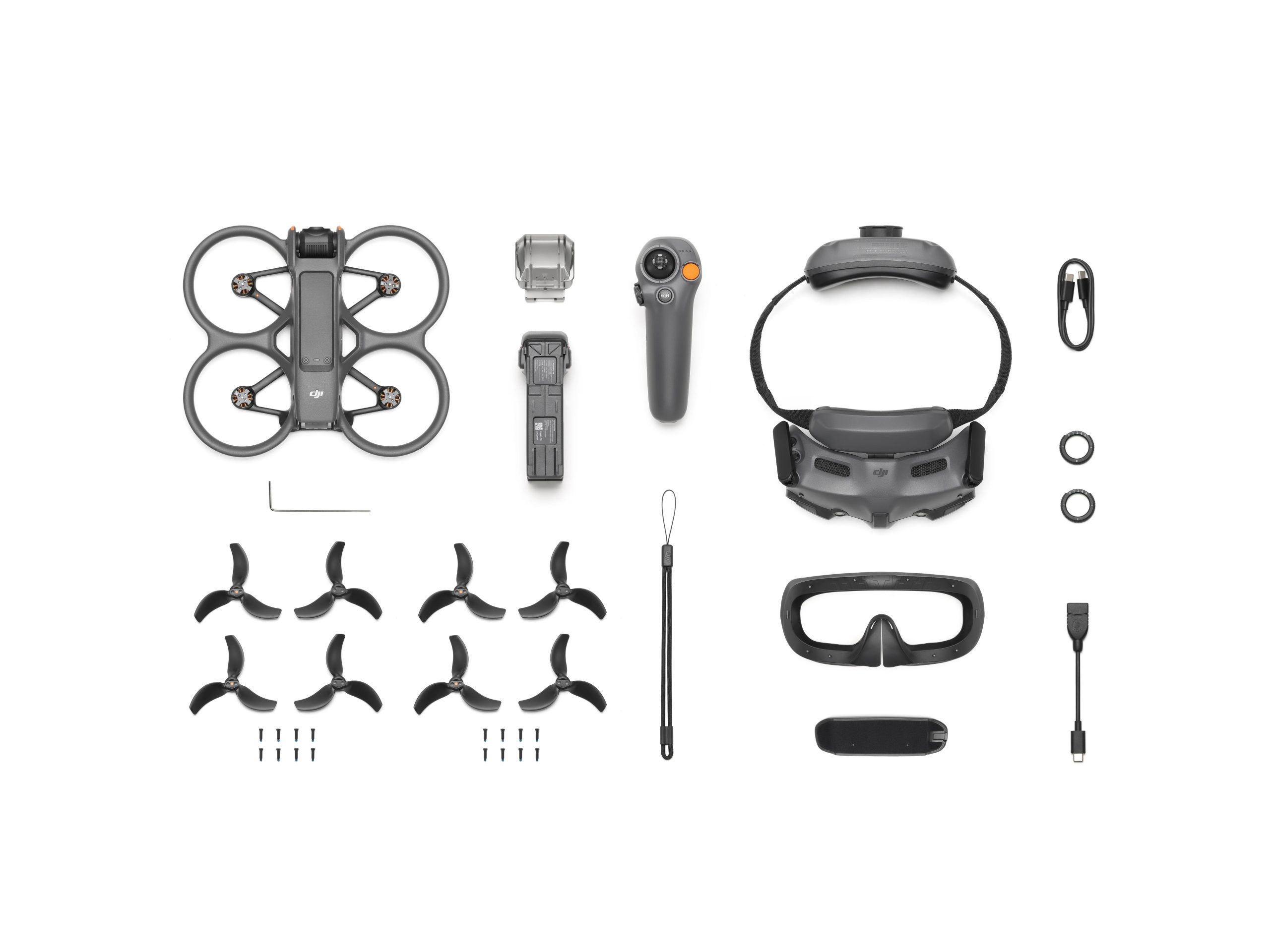 DJI - Avata 2 Fly More Combo (Enkelt batteri) - Gratis frakt v:4208188