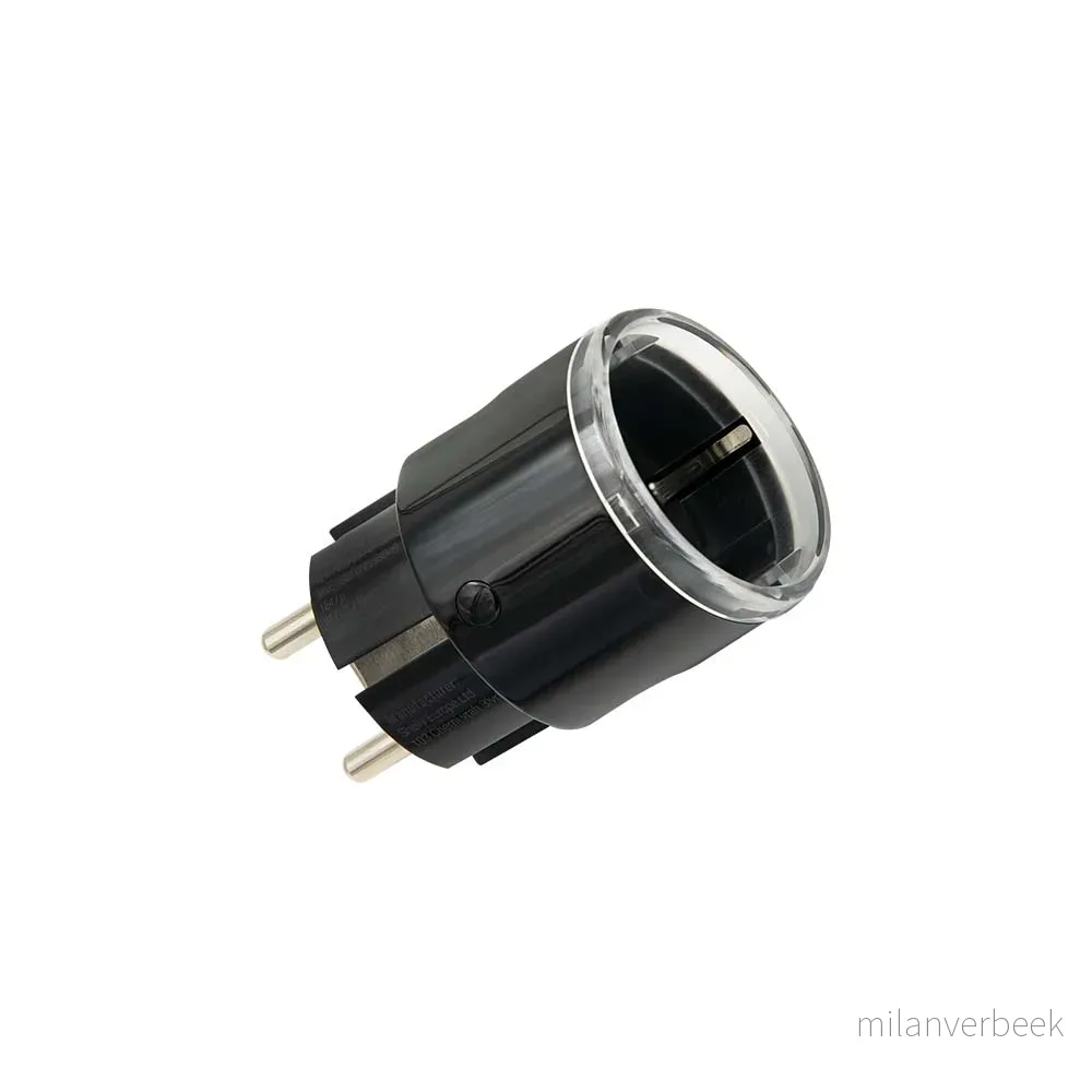 Shelly Plug S Gen3, black – Matter – WiFi smartplugg, 12A v:1548554