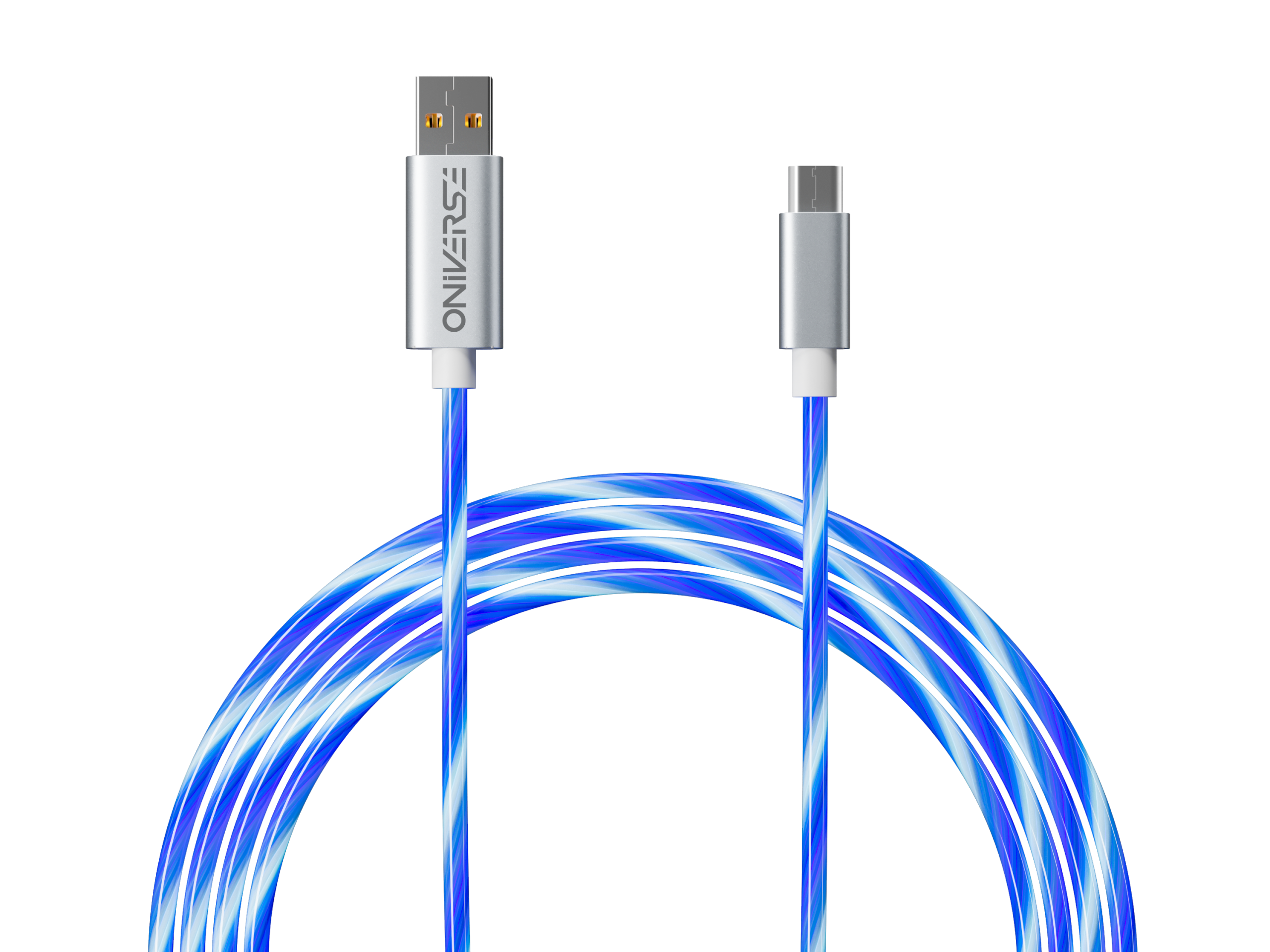 Oniverse Micro Usb Charge Cable With Led, 2 Meters - White v:2300406