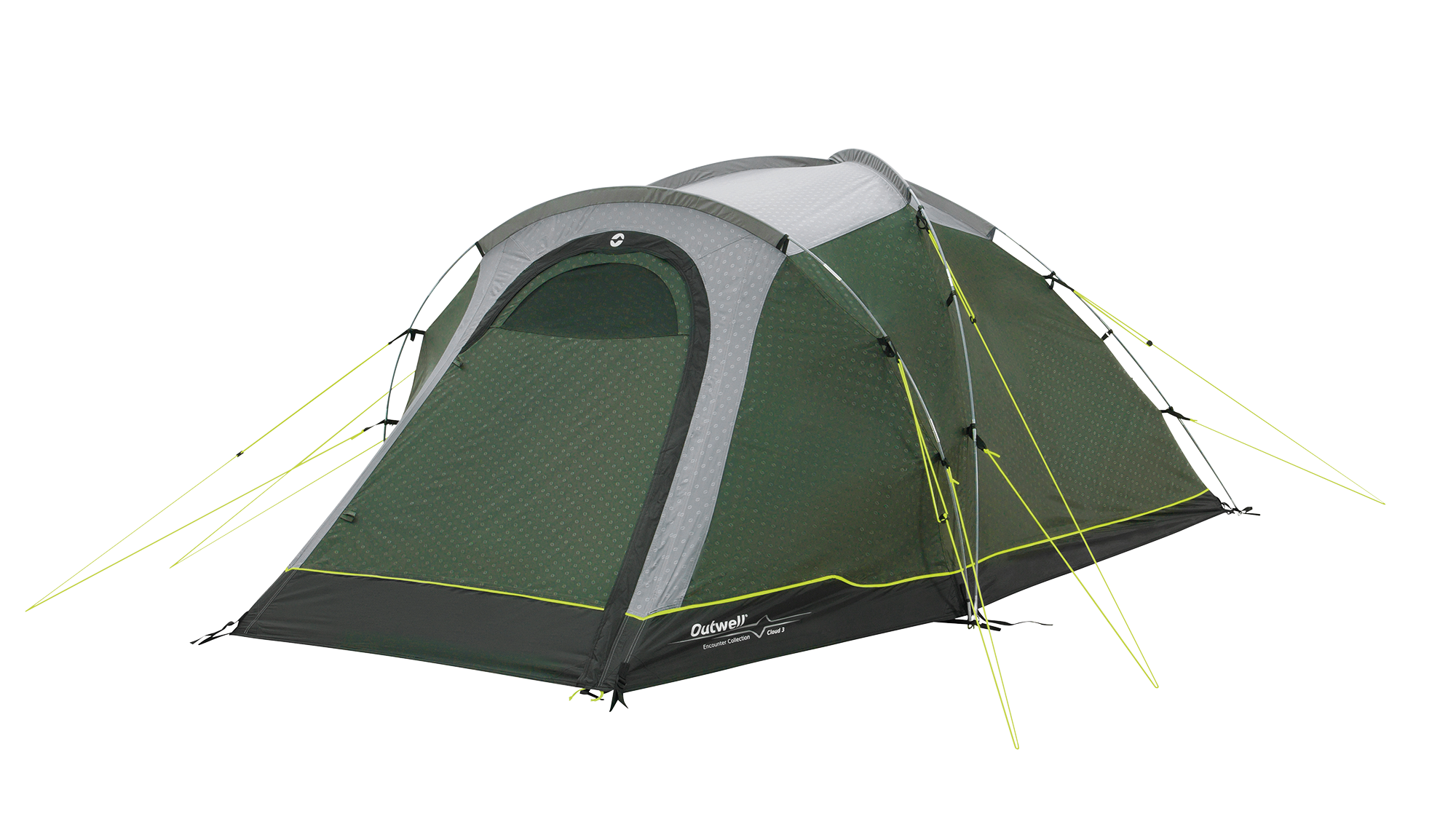 Outwell - Cloud 3 - Green - 3-person - Gratis frakt v:4477437