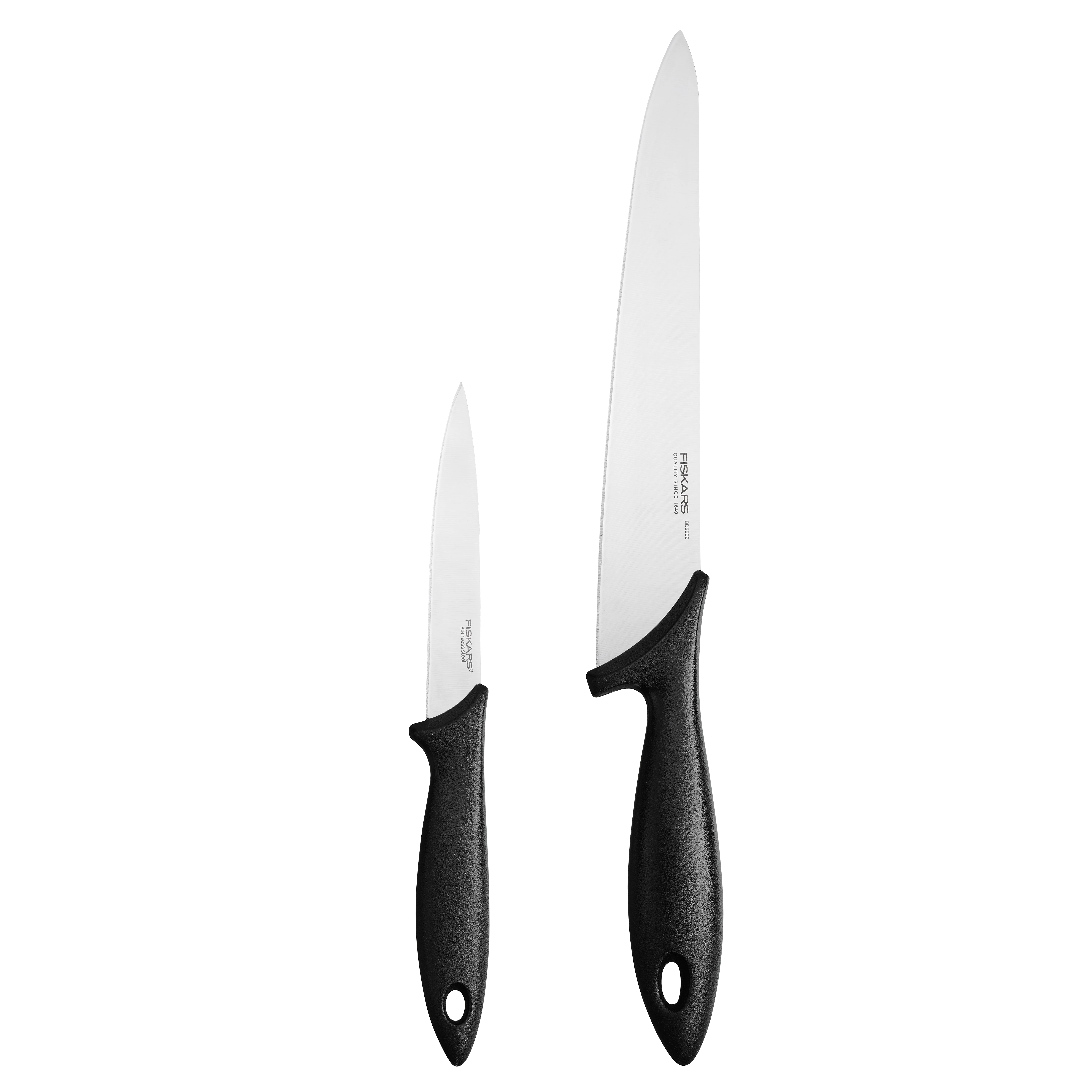 Fiskars - Essential Kokesett - 2 deler - Kjøkkenkniv & Grønnsakskniv v:7628175