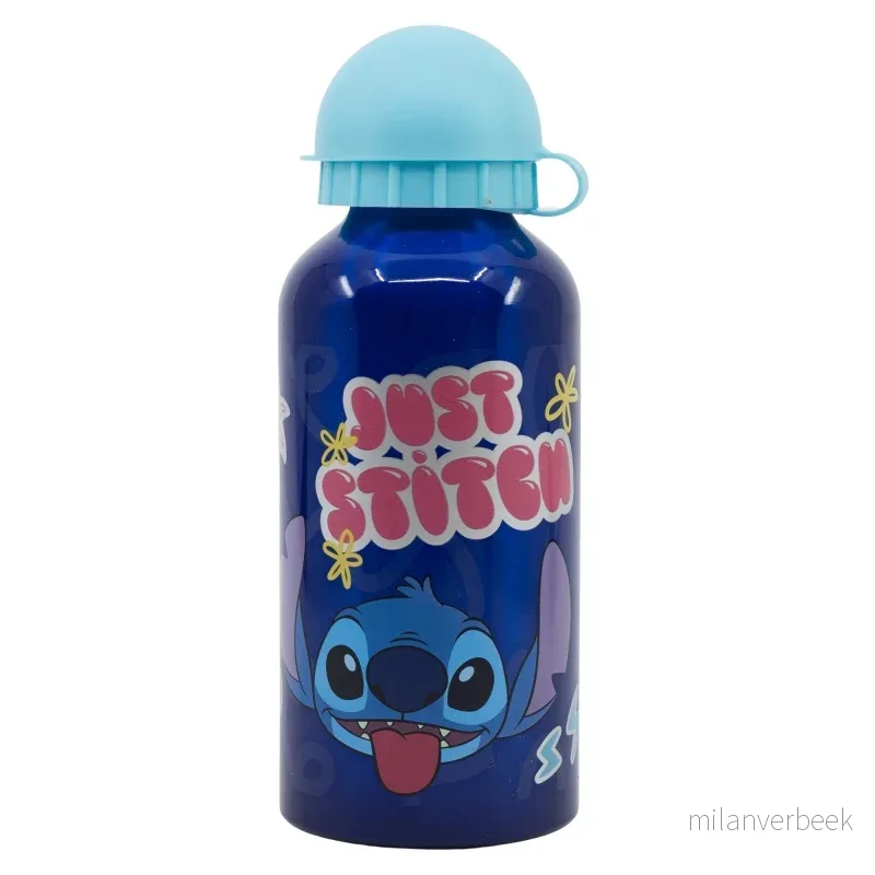 Stor – Aluminium drikkeflaske – 400 ml – Disneys Stitch v:8409110