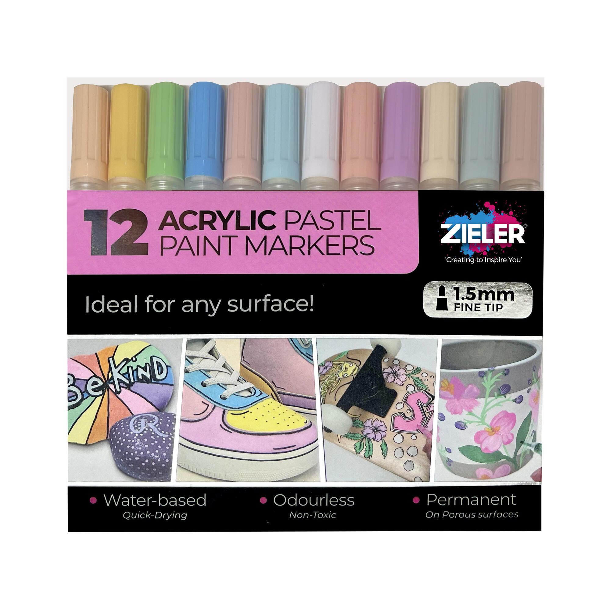 Zieler - Paint Markers Pastel Fine (609299513) v:2278242