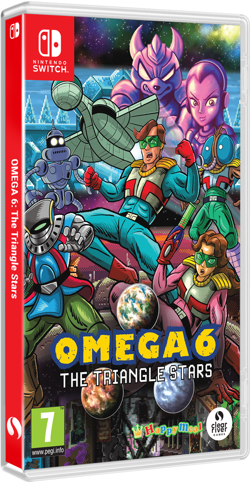 OMEGA 6 The Triangle Stars - Nintendo Switch - Engelsk - Standard v:5189966