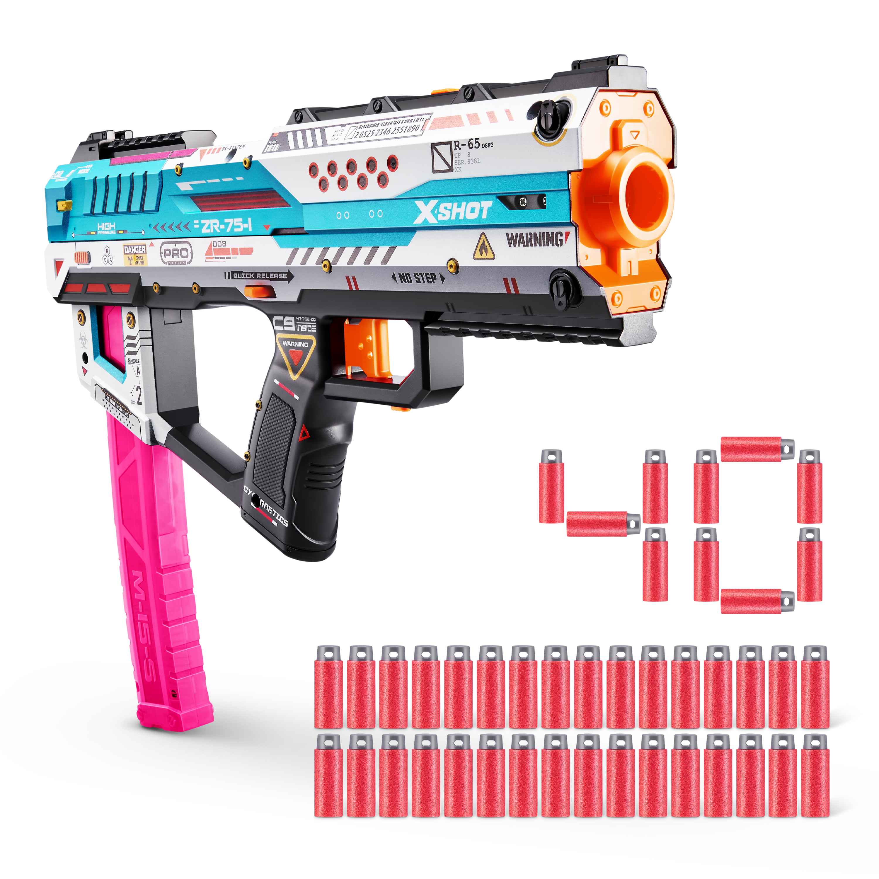 XSHOT – SKINS Pro Series – Fury-X Blaster (40 Darts) (36772) v:1548577