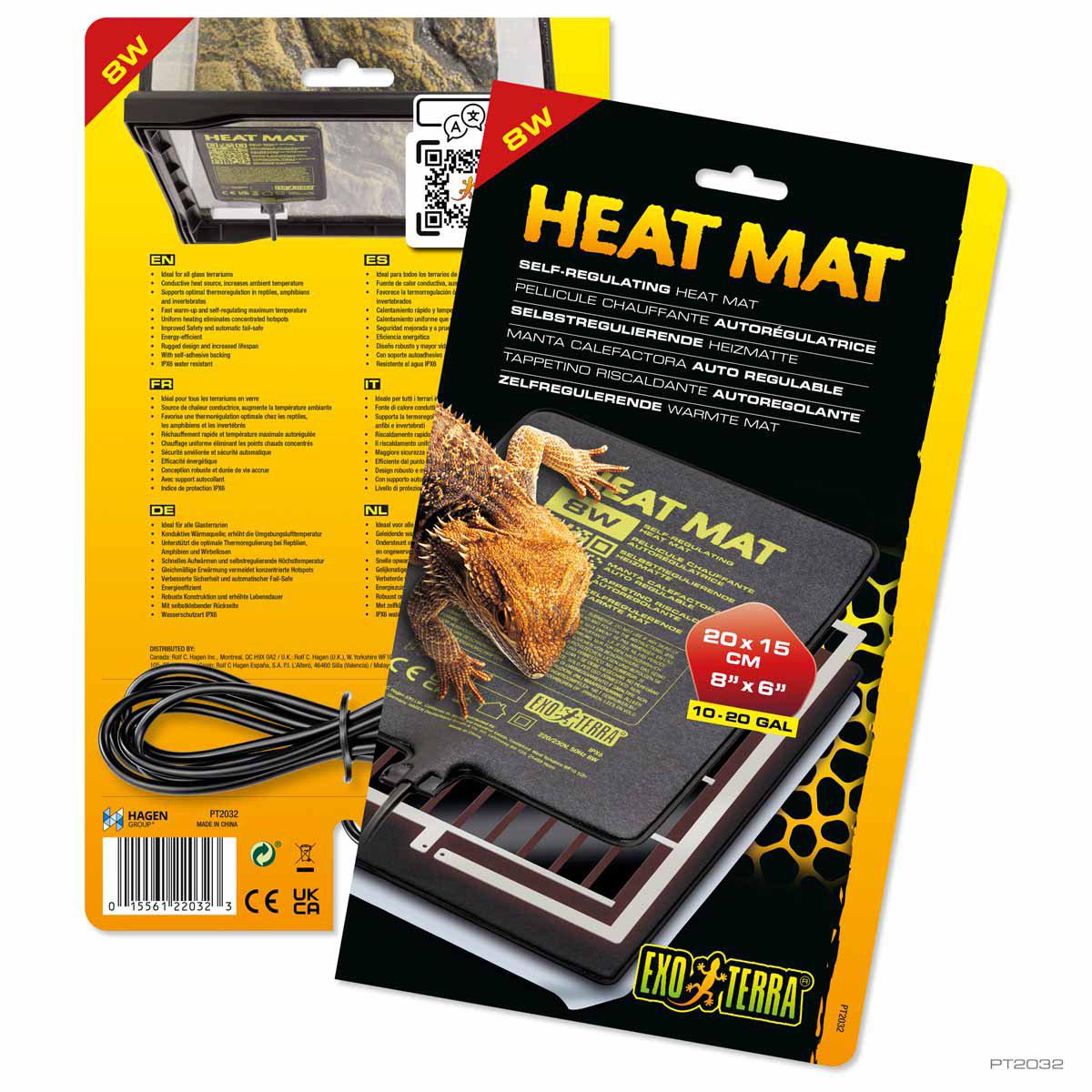 Exoterra – Heat Mat – Self-Regulated – 20×15 cm v:4965629