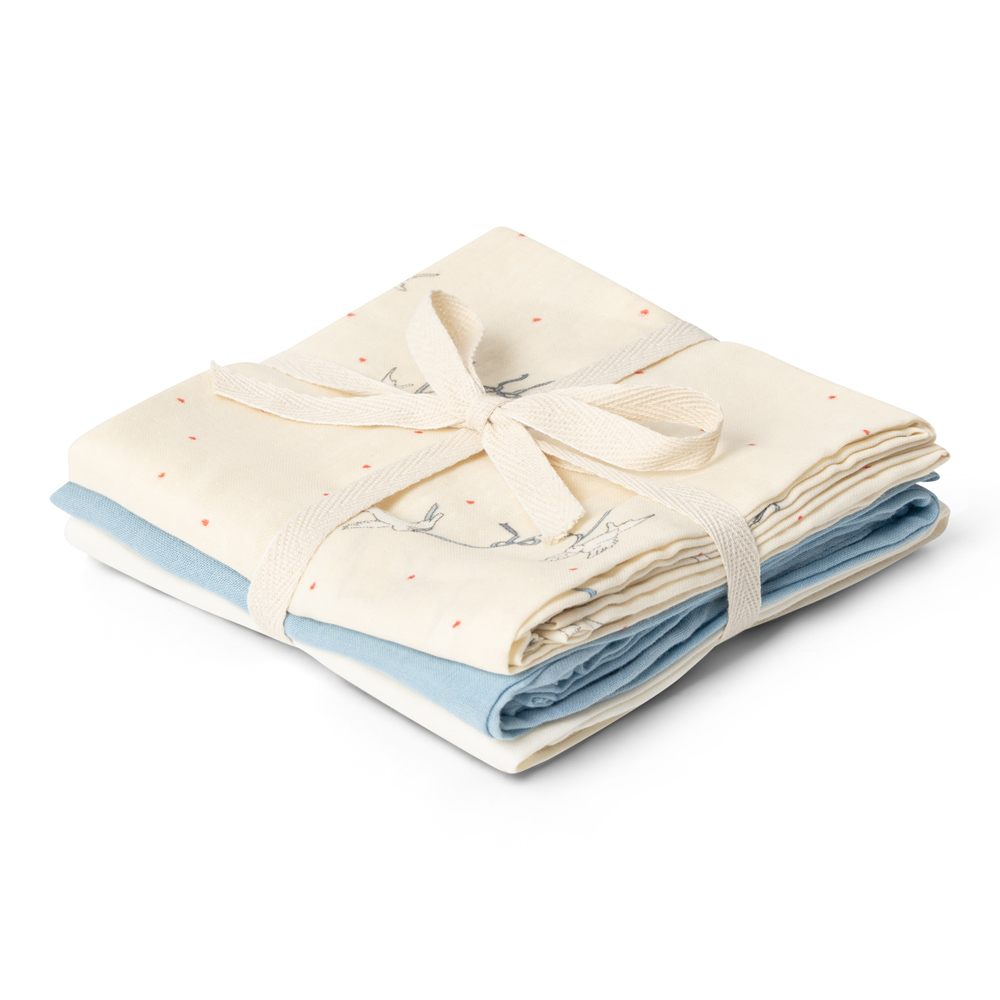That's Mine – Bora muslin cloth 3-pack – Sweet serenity – Onesize v:6978206