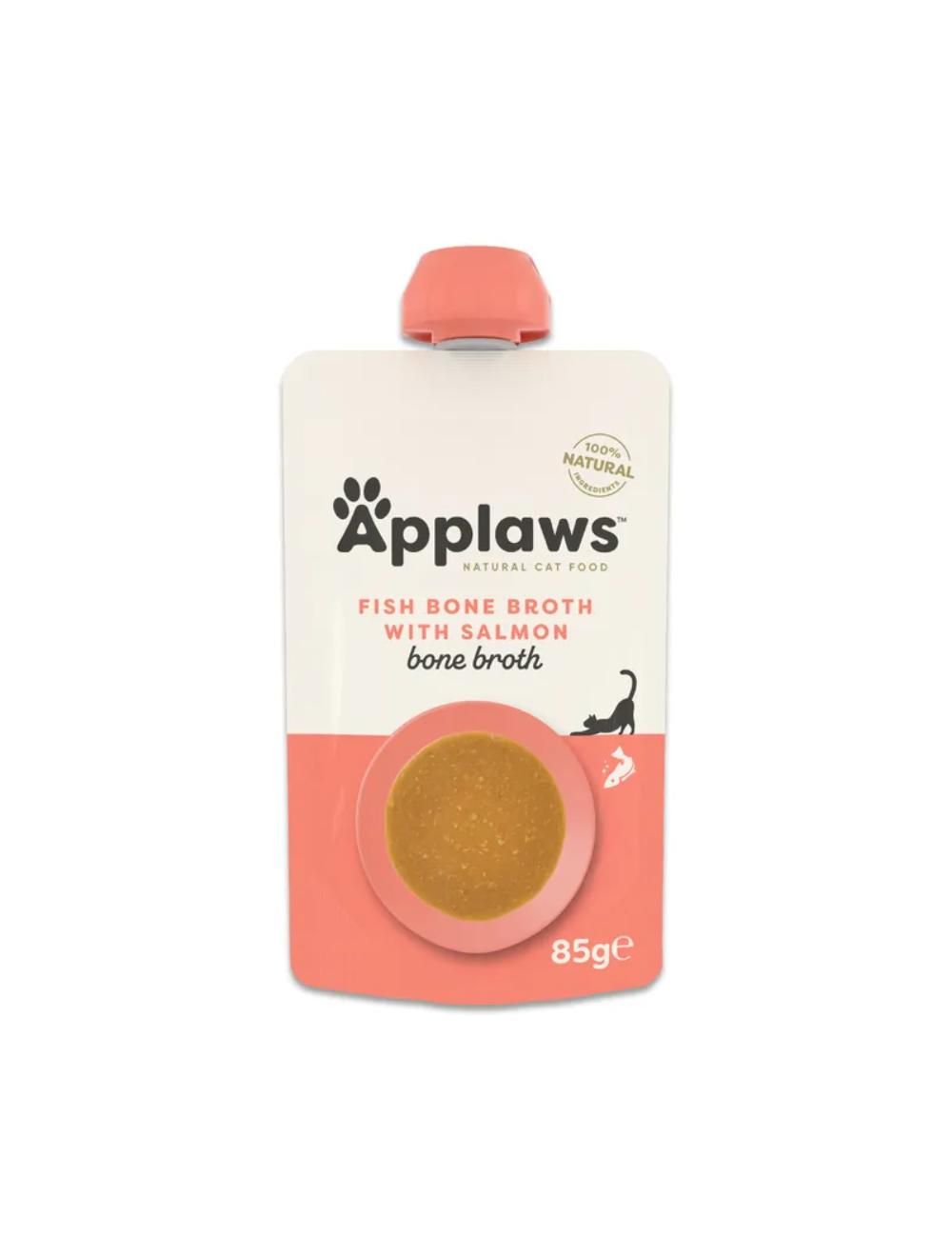 Applaws – Bone Broth with Salmon – 85 g – Cat v:8023298