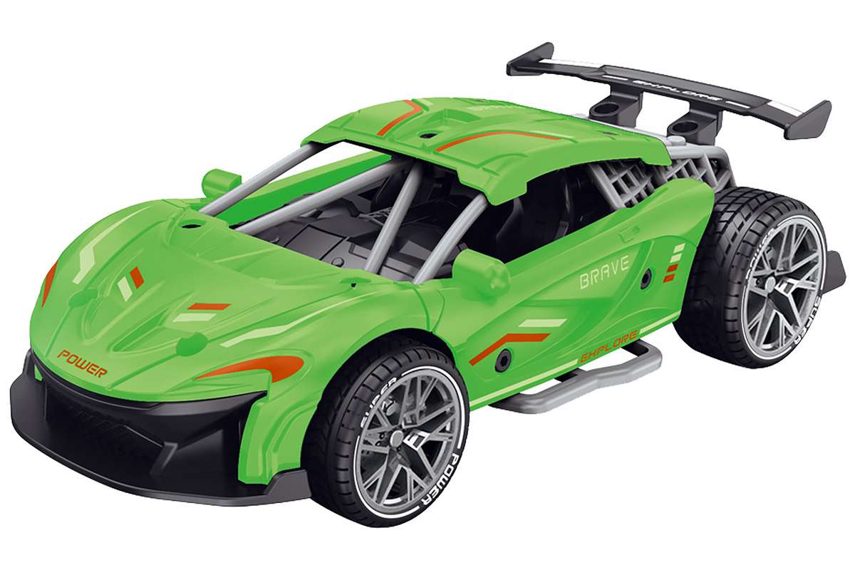 KLX Toys - Pull Back w. Sound - Green (534672) - Green v:2844913