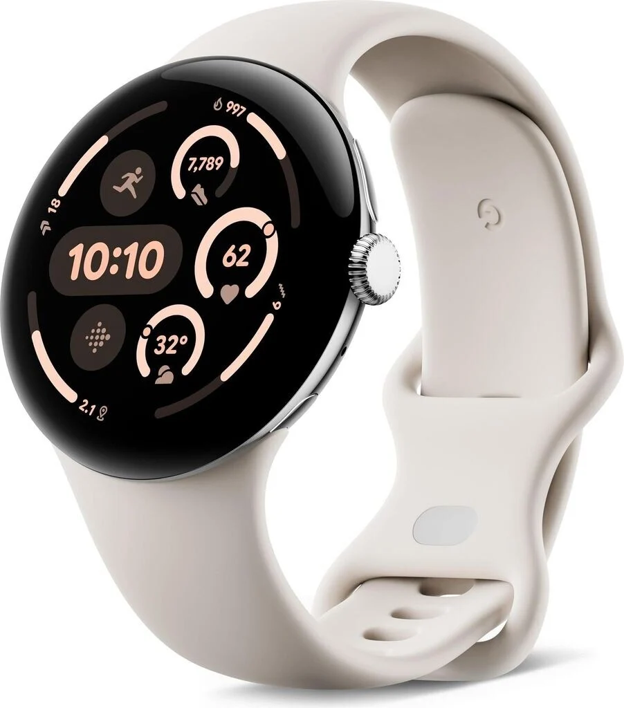 Google – Pixel Watch 3 45mm Bluetooth Silver / Porcelain – Silver/Porcelain 45mm Bluetooth – Gratis frakt v:1760513 Google – Pixel Watch 3 45mm Bluetooth Silver / Porcelain – Silver/Porcelain 45mm Bluetooth – Gratis frakt v:1760513