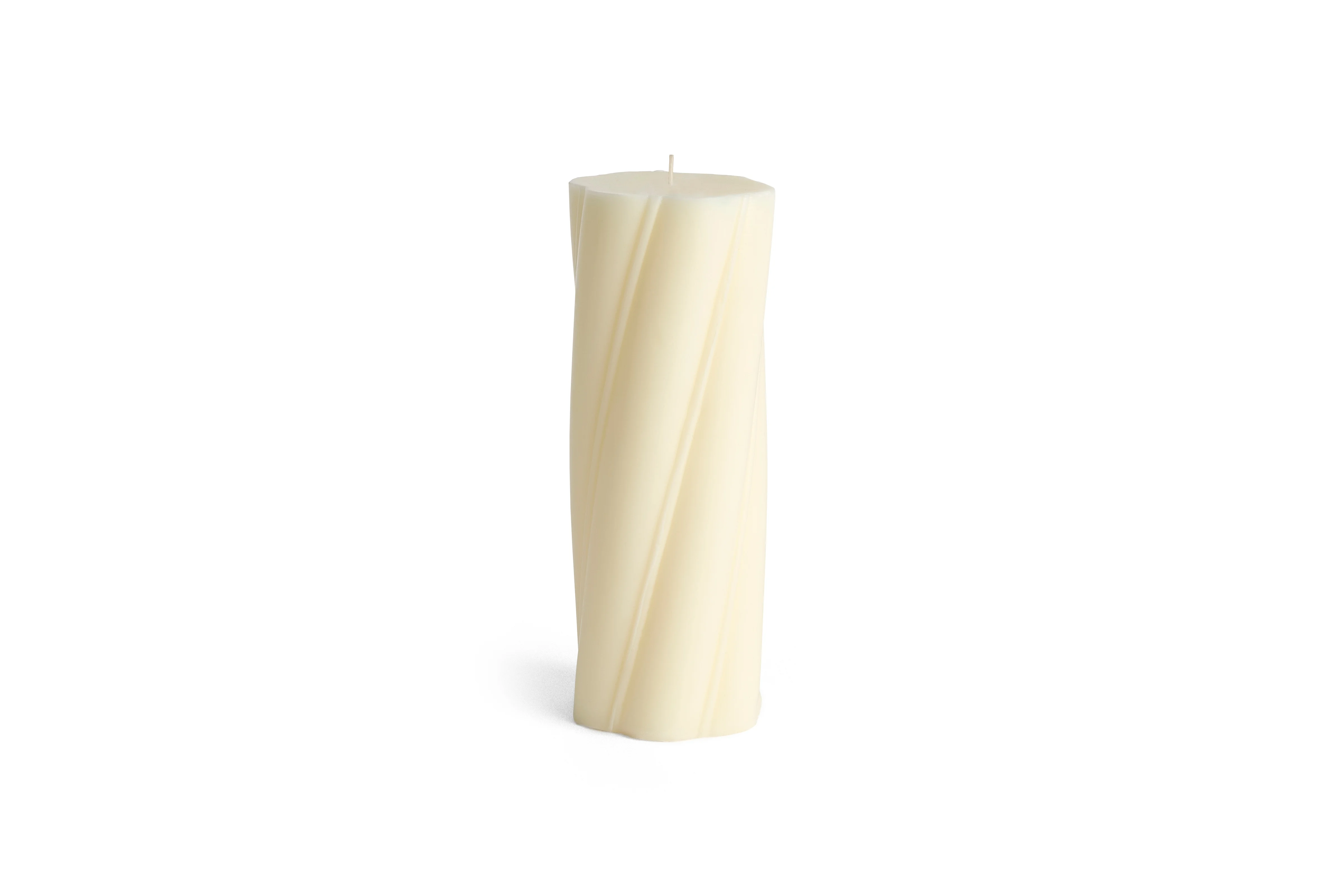HAY - Soft Serve Lys Large - Ø9.5 x H24.5 cm - Elfenben - Ivory - Gratis frakt v:8856137