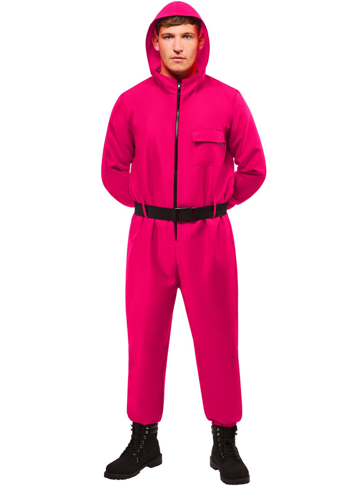 Rubies – Squid Game Costume – Guard – Red – S v:4832284