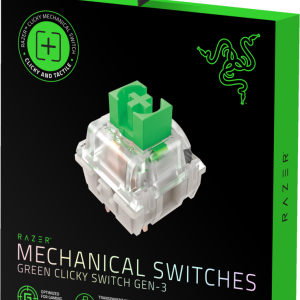 Razer – Mekaniske Switches Pakke – Green Clicky v:2741718 Razer – Mekaniske Switches Pakke – Green Clicky v:2741718