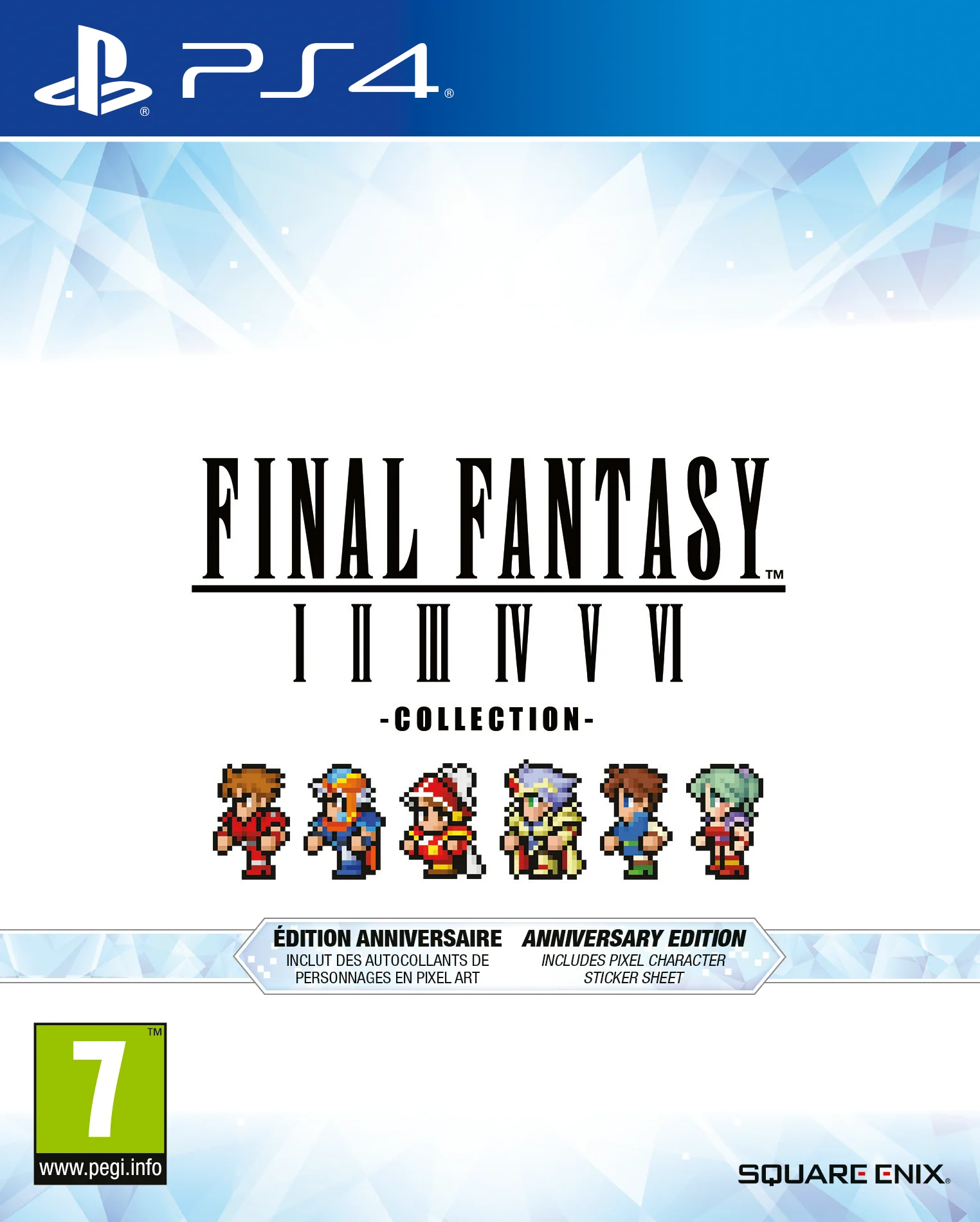 Final Fantasy I-VI - Collection - Anniversary Edition - PlayStation 4 - Engelsk - Standard - Gratis frakt v:3703783