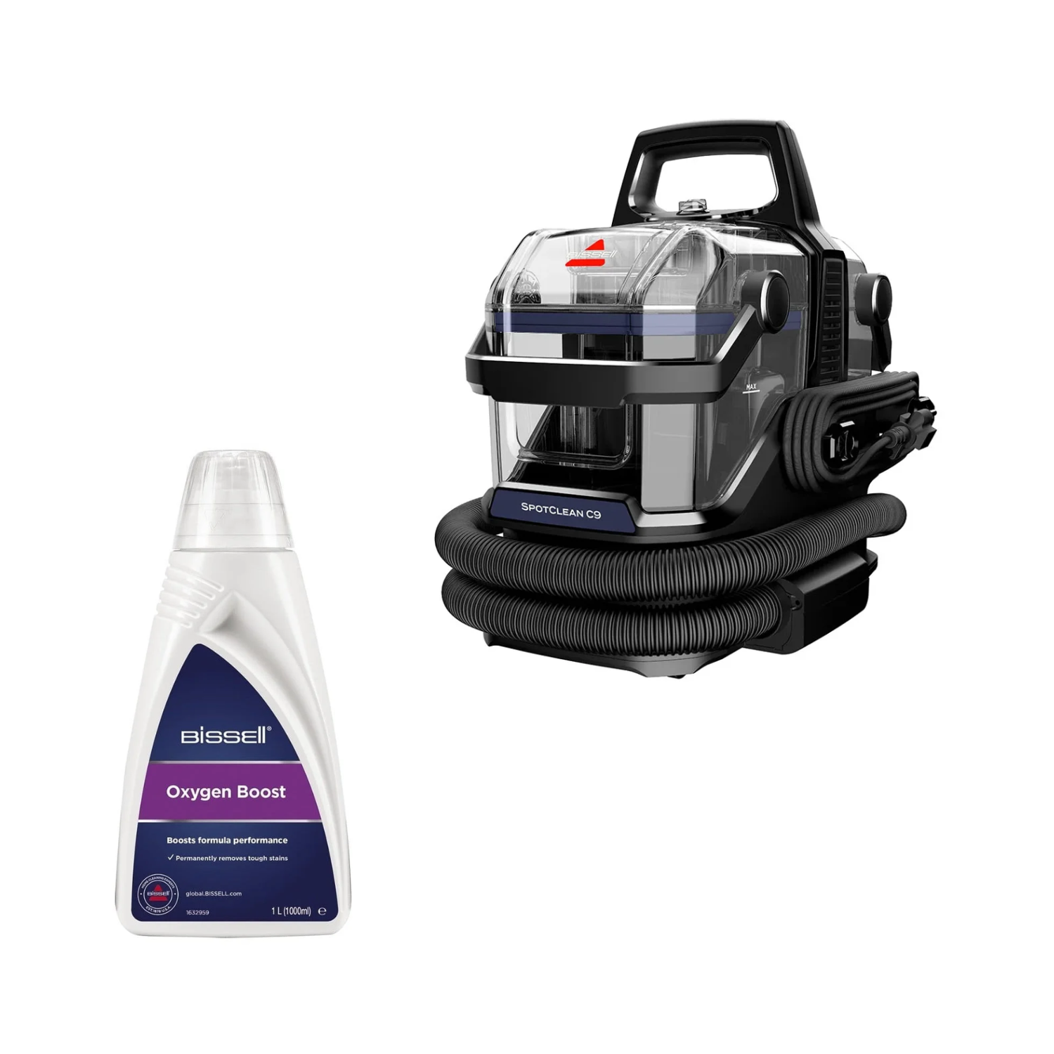 Bissell - SpotClean C9 Select 3989N & Oxygen Boost - Pakke - Gratis frakt v:8894509