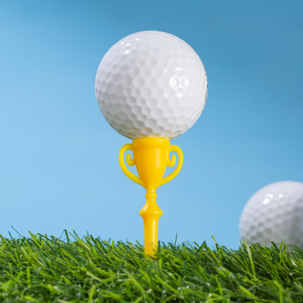Kikkerland – Trophy Golf Tee – 3 inches tall, 1 inch wide, 0.5 inches deep v:7216035
