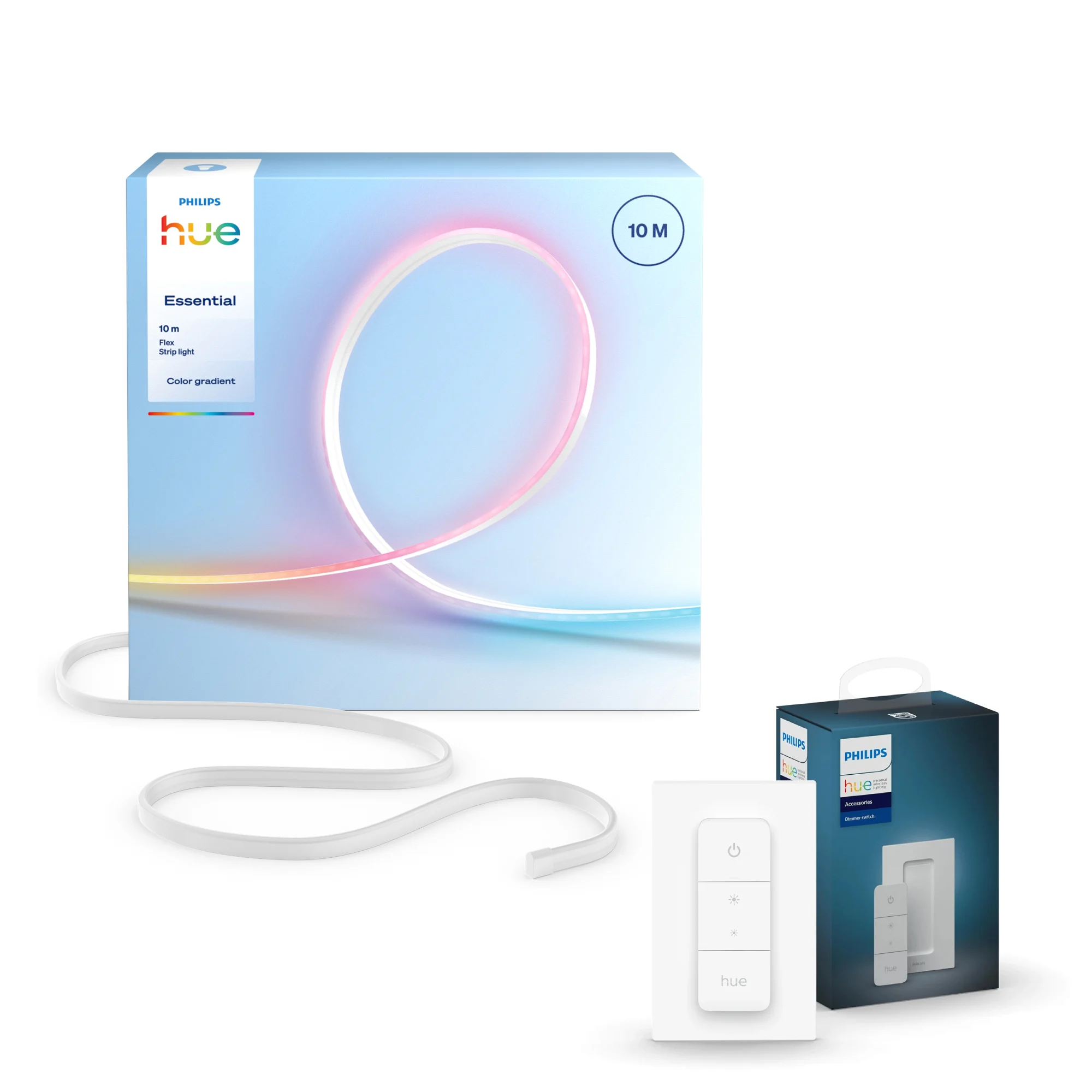 Philips Hue – Essential Flex LED Strip 10m & Dimmer - Bundle - Gratis frakt v:2541184