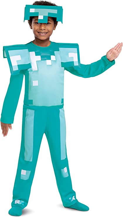Disguise - Minecraft Costume - Diamond Armor - Blue - 116 v:1016038