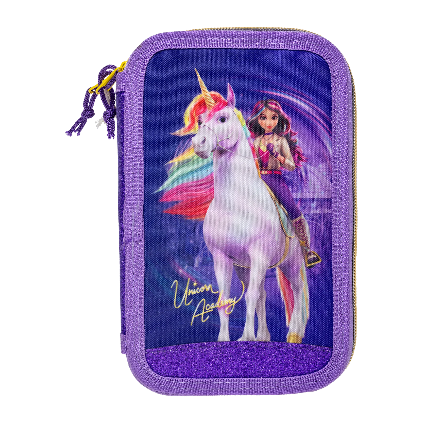 Stor – Unicorn Academy – Filled double pencil case – 19.5 x 12.5 x 5 cm v:4636501 Stor – Unicorn Academy – Filled double pencil case – 19.5 x 12.5 x 5 cm v:4636501
